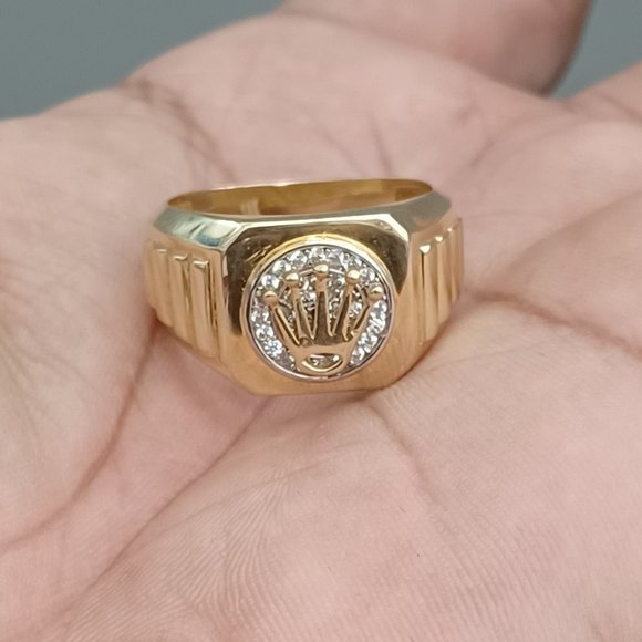 10kt Solid Gold Ring For Men size 10